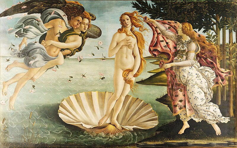 <p>painted “Birth of Venus“.</p>