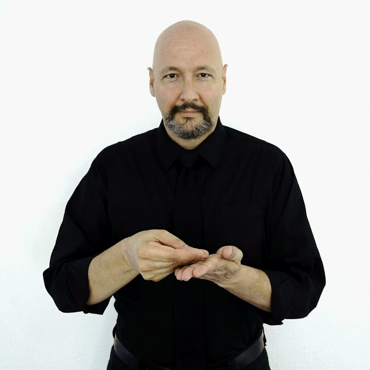 <p>Like handing money to a cashier for a purchase</p>