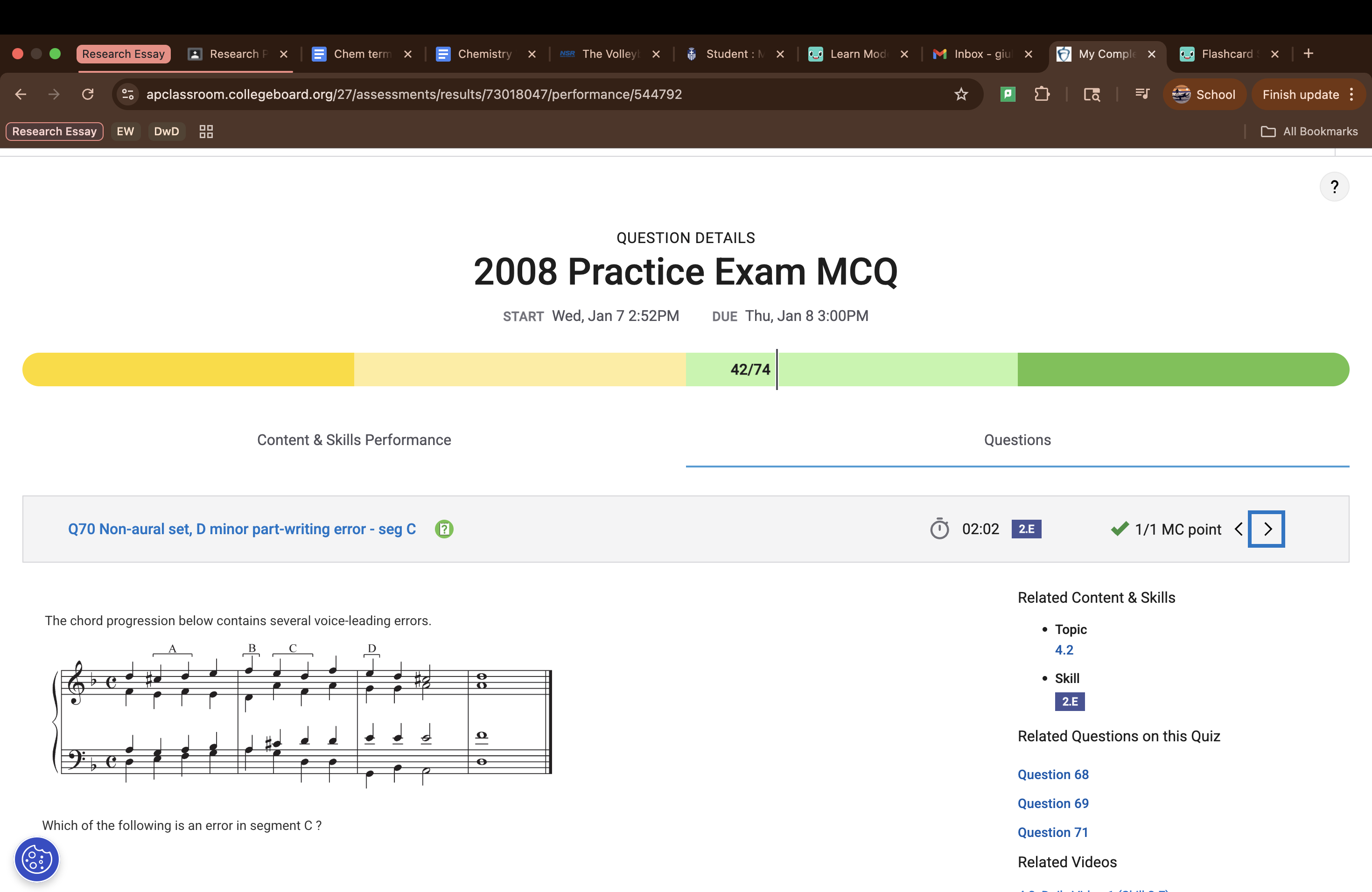 <p>what is the error in segment c </p>