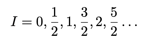 <p>unique to a given nuclei</p><p>= determined primarily by number of protons/neutrons </p>