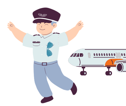<p>un piloto/una pilota</p>