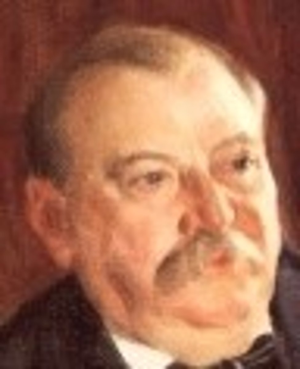<p>22nd and 24th president, 1885-1889 and 1893-1897, Democratic</p><p>Only president to serve non-consecutive terms. Second term unsuccessful.</p>