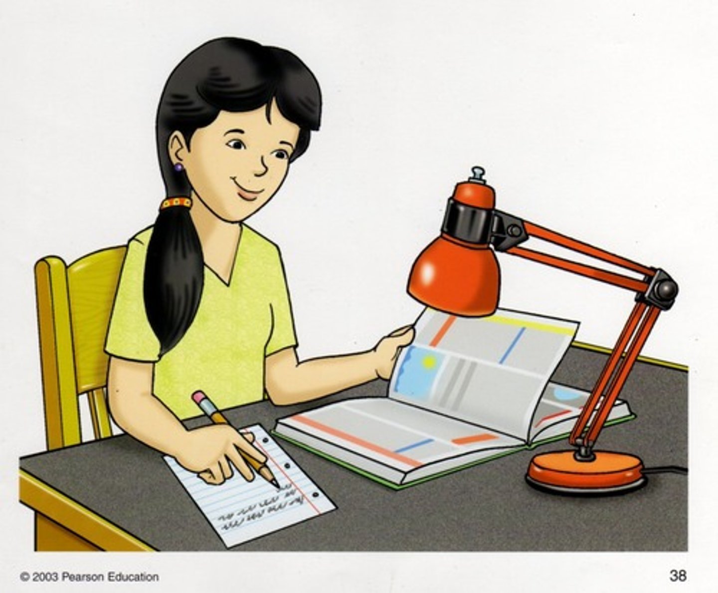 <p>べんきょうを します</p>