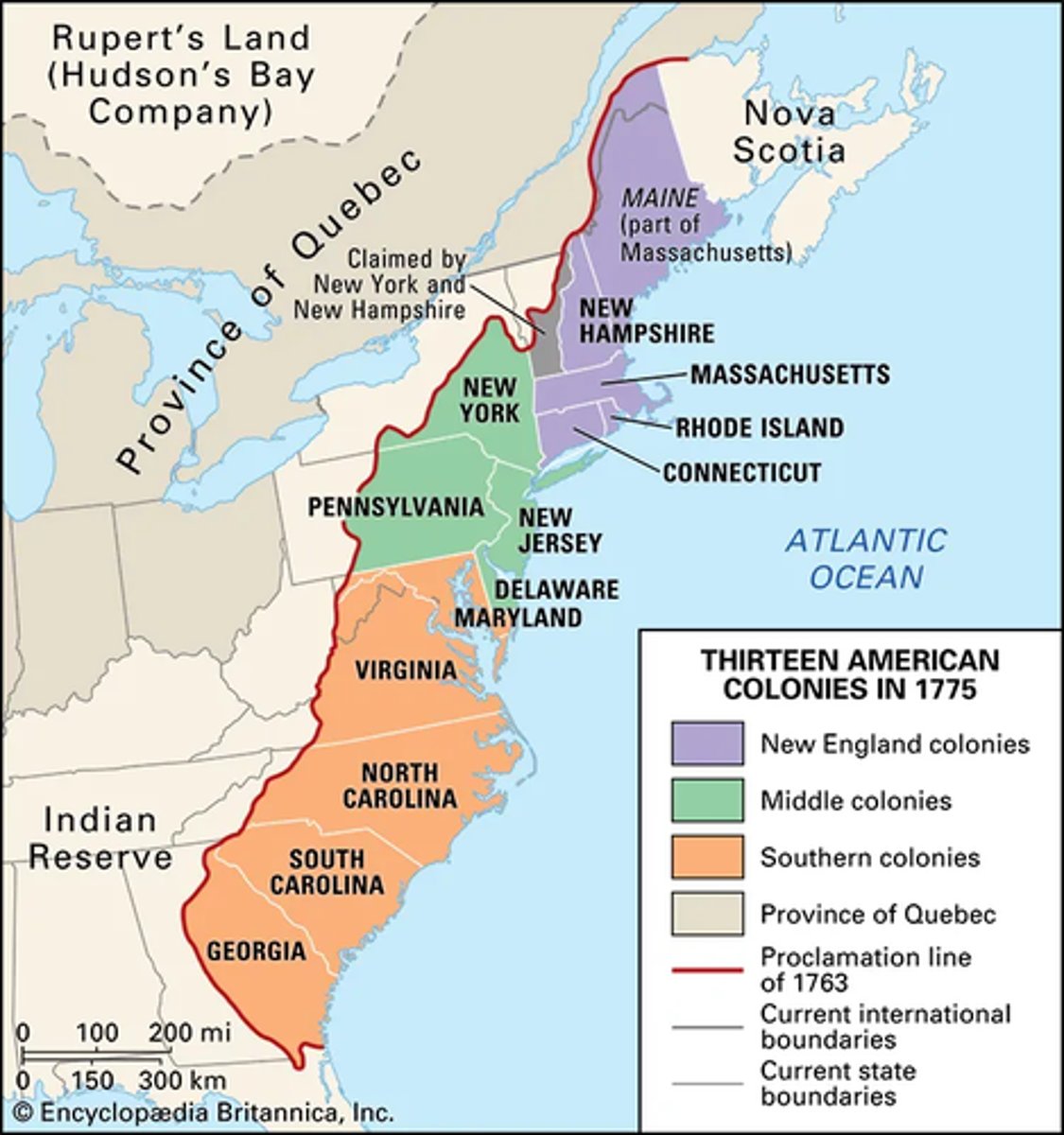 <p>Georgia, South Carolina, North Carolina, Virginia, Maryland, Delaware, New Jersey, Pennsylvania, Connecticut, Rhode Island, New York, Massachusetts, New Hampshire, Maine (GSNVMDnjPCrinyMnhM)</p>