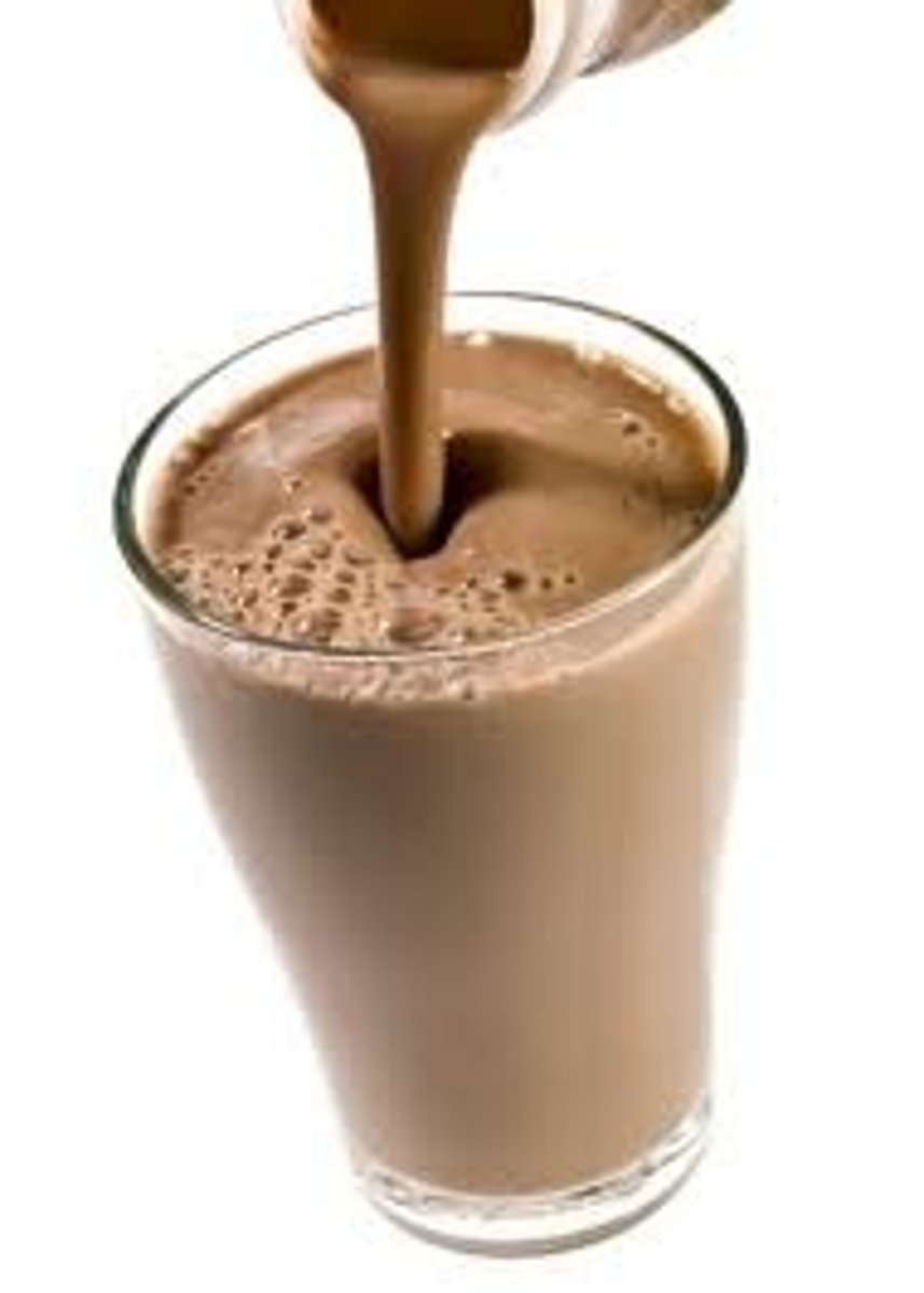 <p>chocolate milk</p>