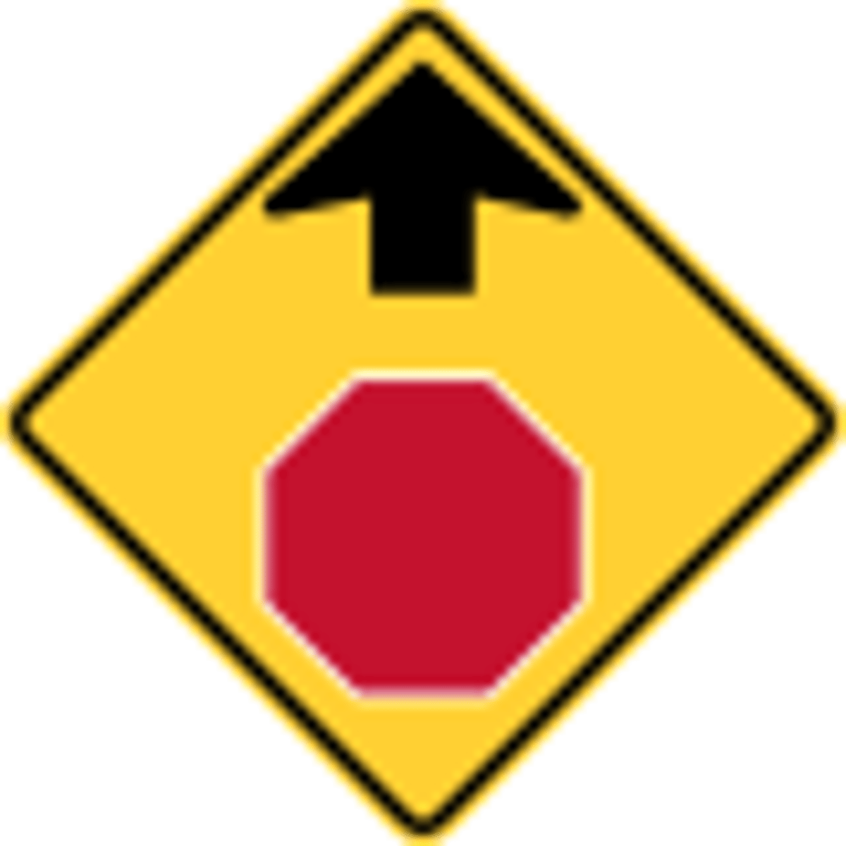 <p>There is a stop sign ahead</p>