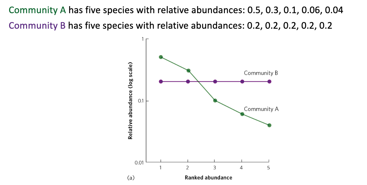 <p>Plots the relative abundance of each species in a community in rank order from the most abundant species to the least abundant species</p>