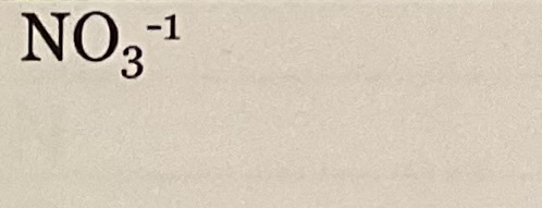 <p>NO3¹</p>