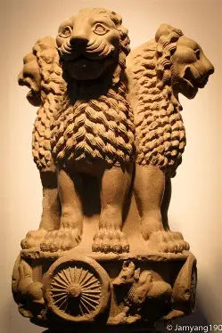 <p>Early South and Southeast Asian Art: lion capitol of ashoka</p>