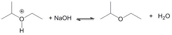 <p>For the following acid base reaction, predict which side of the equilibrium is favored. Favor right side, favor left side, neither</p>