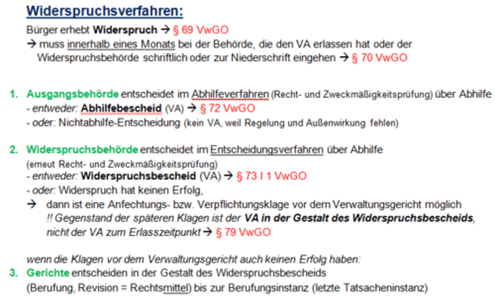 <p>Ein Widerspruch ist im juristischen Sinne ein Rechtsbehelf gegen behördliche bzw. gerichtliche Entscheidungen</p>