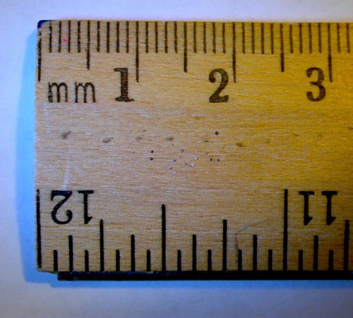 Length= Meter
Volume= Liter/Cubic Centimeter