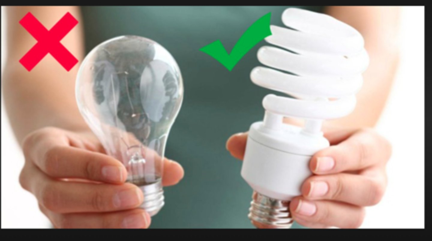 <p>to use fluorescent bulbs</p>