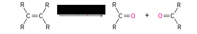 <p>Oxidative Cleavage of Alkenes: KMnO4 (internal alkene)</p>