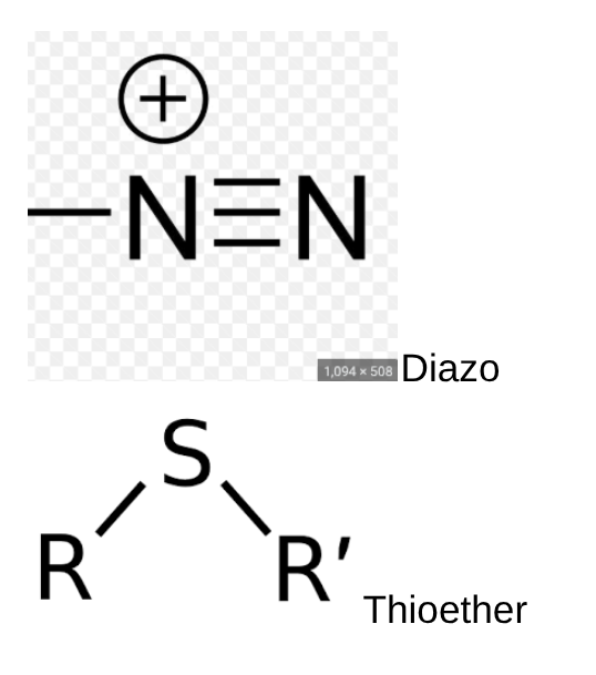 <p>—N2, —SR</p>