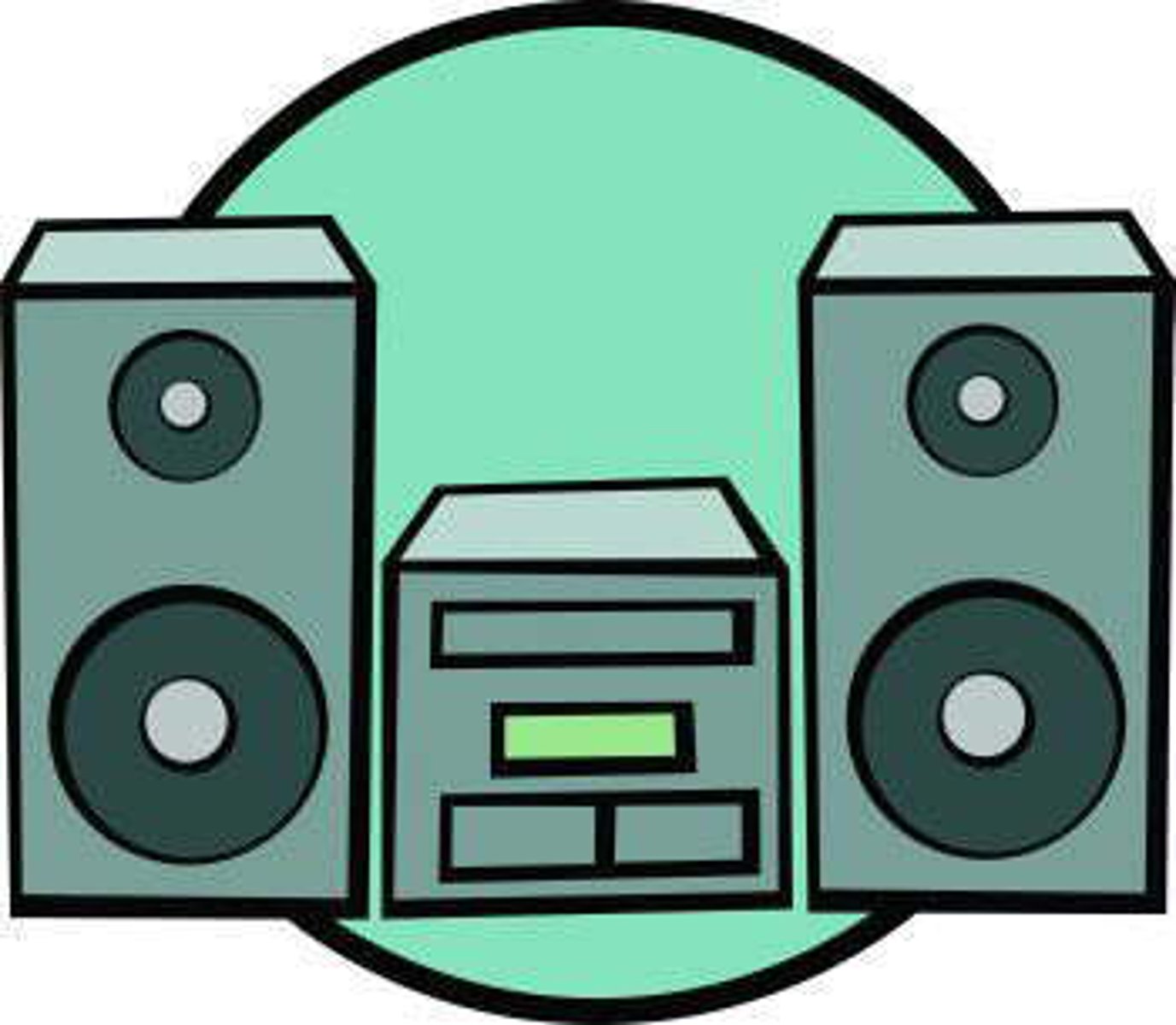 <p>stereo system</p>