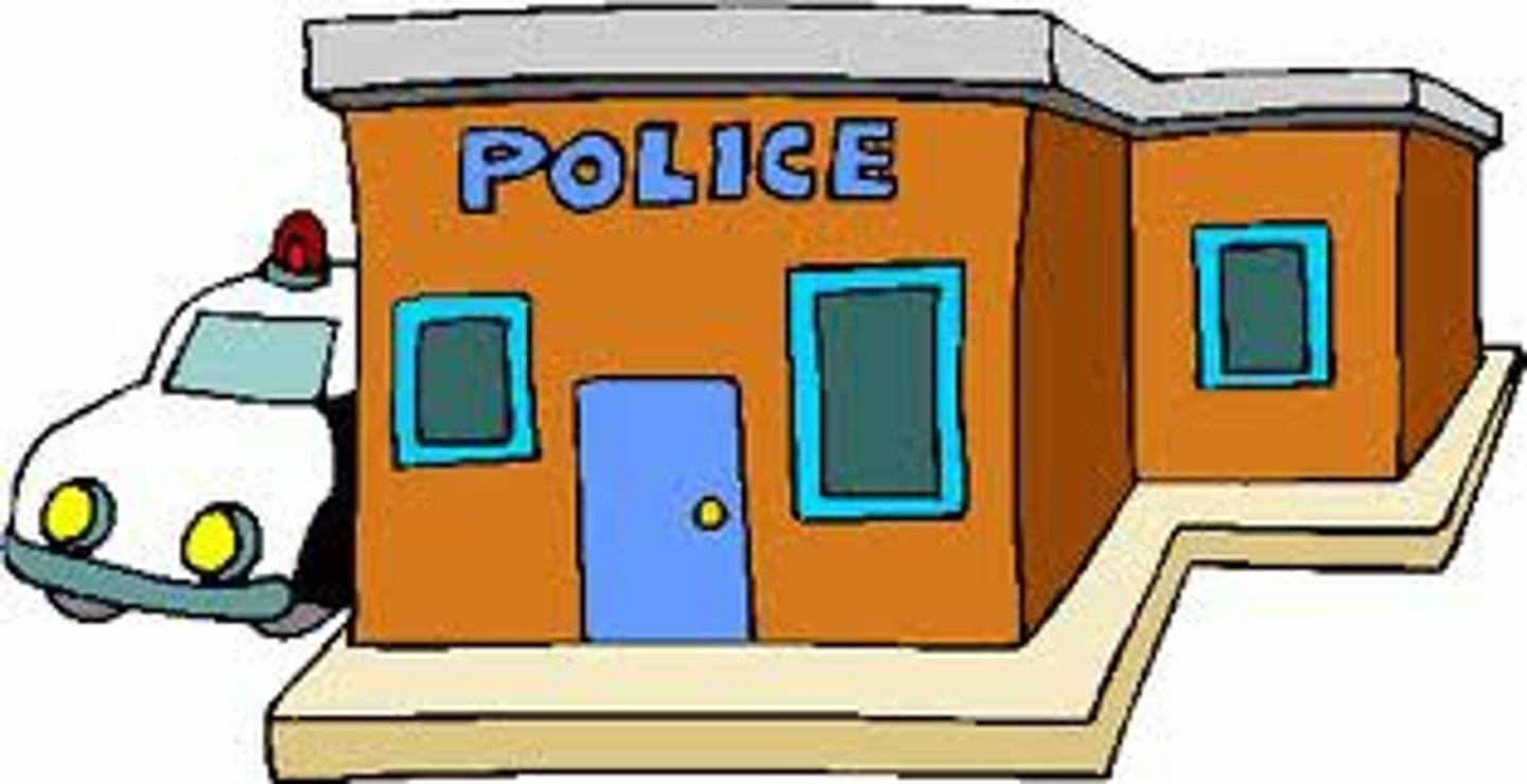 <p>un commissariat de police</p>