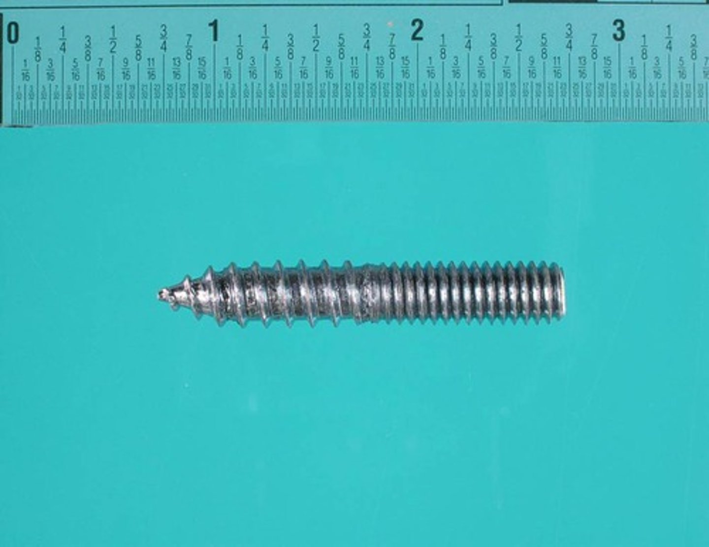 <p>A bolt with a machine-screw thread on one end and a lag-screw thread on the other.</p>