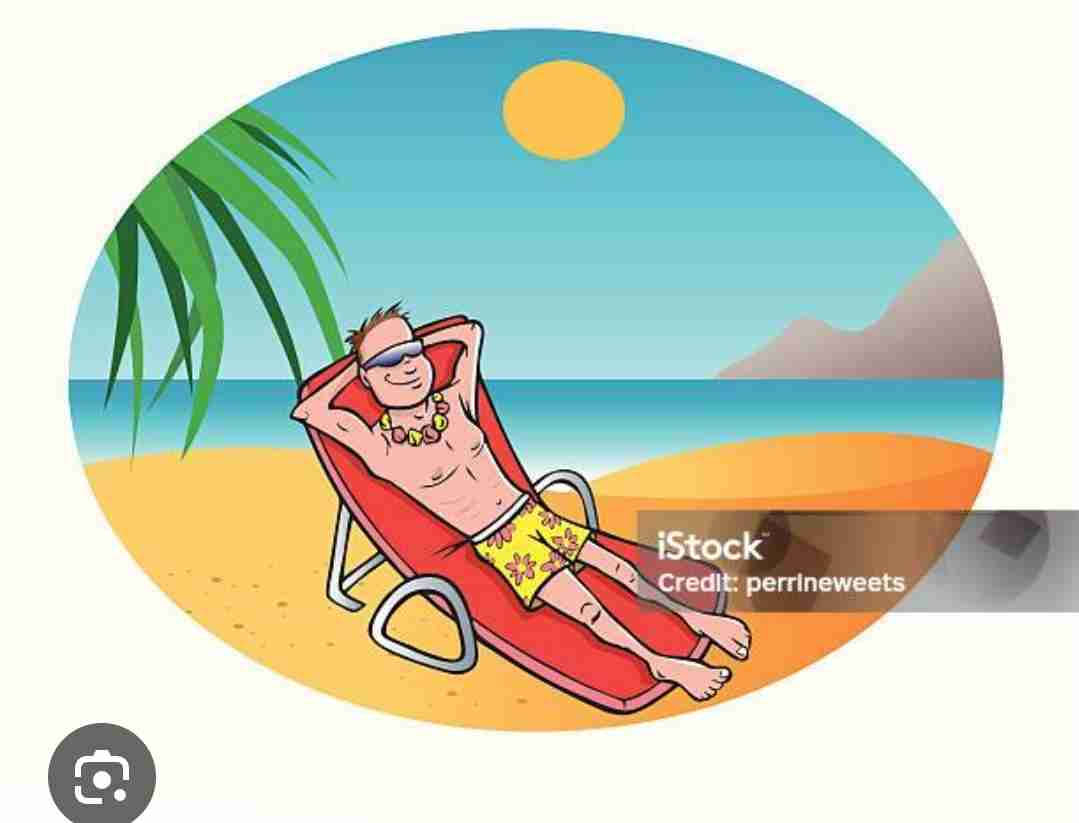 <p>sunbathe</p>