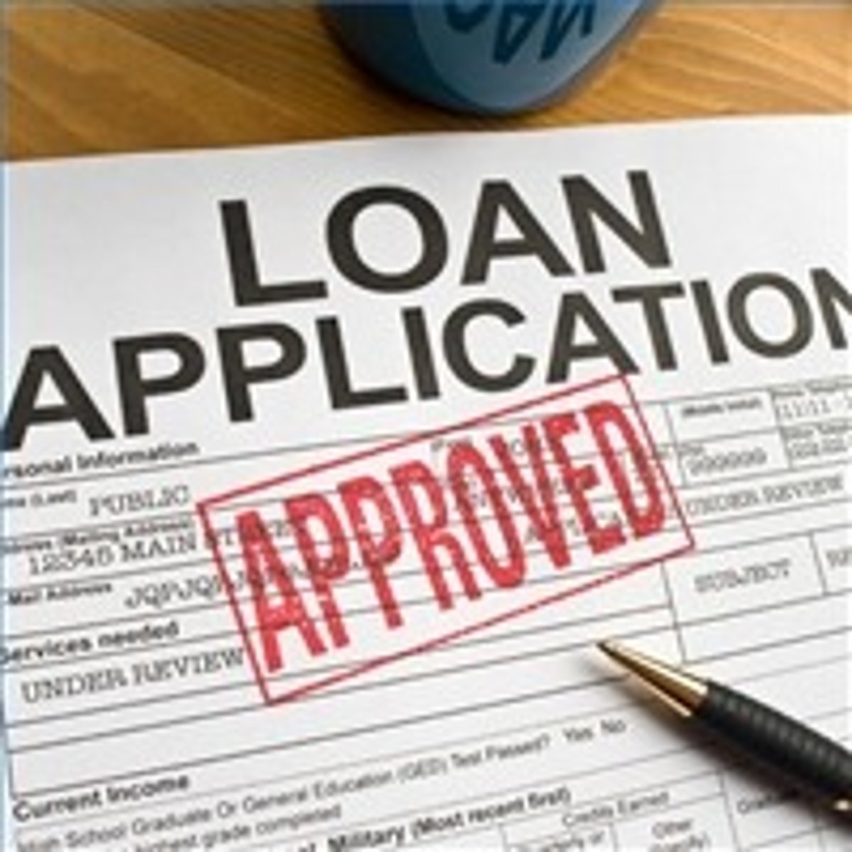 <p>to apply for a loan</p>