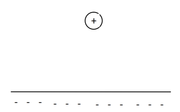 <ol start="11"><li><p>Draw the electric field lines between a positive point charge and nagative place.</p></li></ol><p></p>