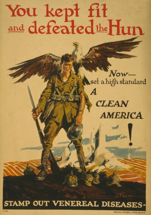 <p>WWI Anti-VD Poster</p>