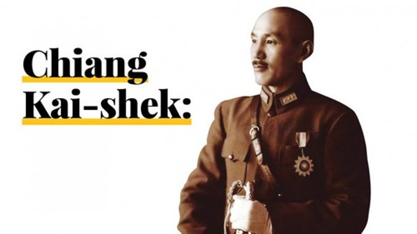 <p>Chiang Kai-shek was the leader of the Nationalist government of China.</p>