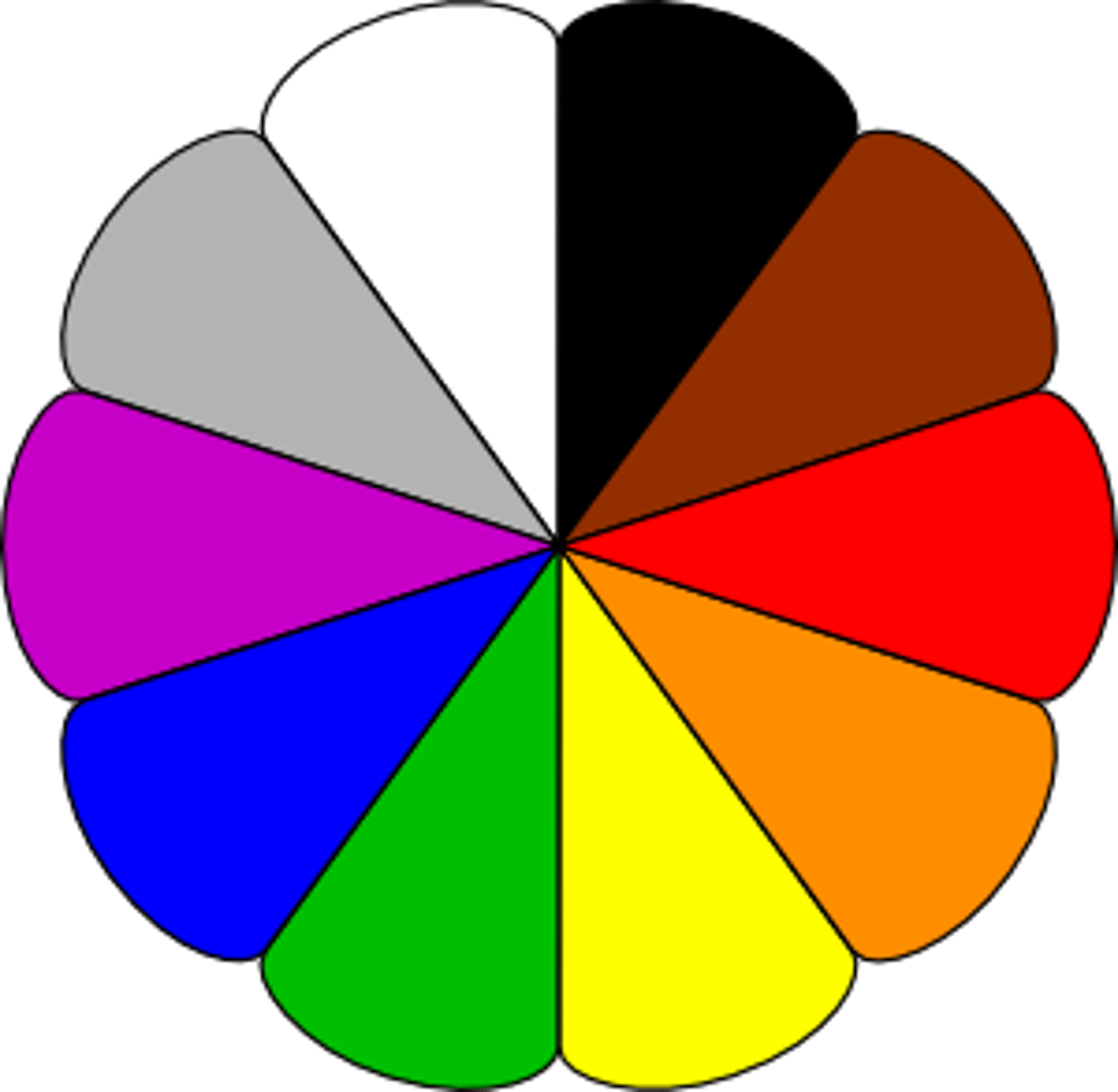 <p>color, colors</p>