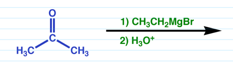 <p>Reduction via Grignard</p>