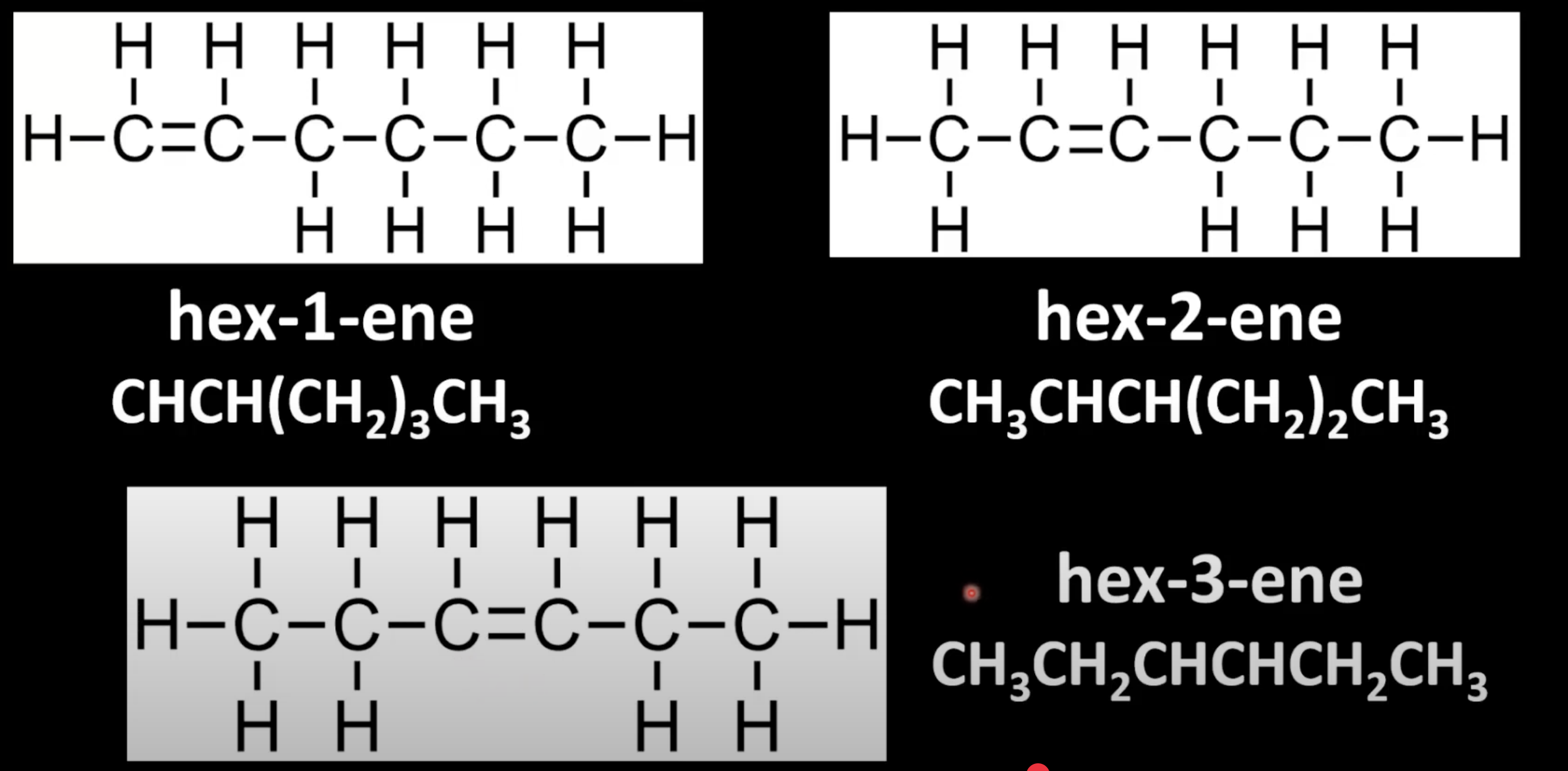 <p>Same functional group, different positions on chain. </p><p>Example: hex-1-ene vs hex-2-ene vs hex-3-ene.</p>