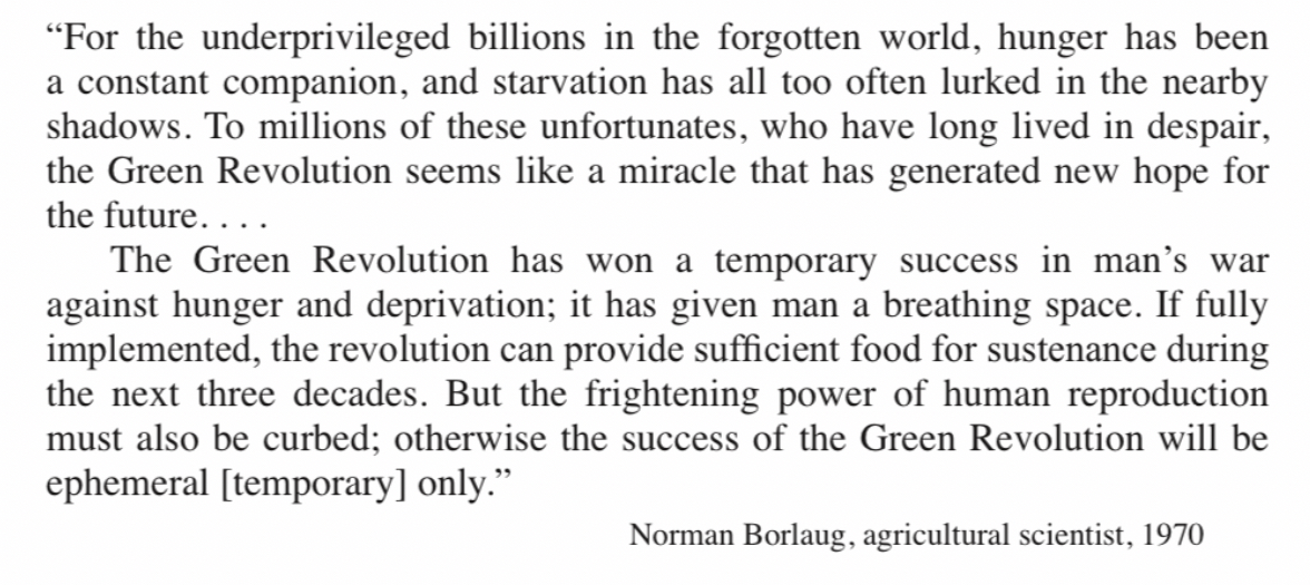 <p><span>Which most directly led to the increase in food supply as part of the Green Revolution?</span></p>