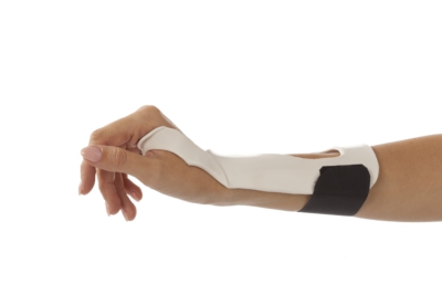 <p>- stronger mechanical support of wrist and freeing up some of the palmar pressure for sensory input</p><p>- distributes pressure over the larger dorsal wrist surface area</p><p>- better tolerated by edematous hand</p>