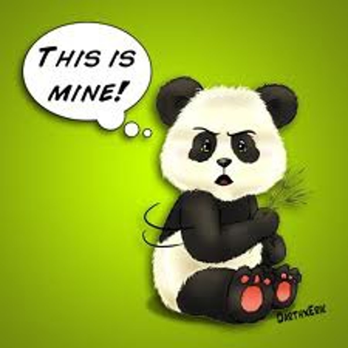 <p>to be selfish</p>