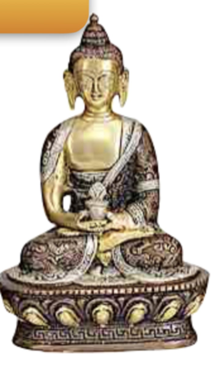 <p>Dhyana Mudra (Meditation Gesture).</p>