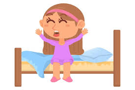 <p>Estaba</p><p>Estaba sintiendo sueño, pero despierto cuando salí de la cama.</p>