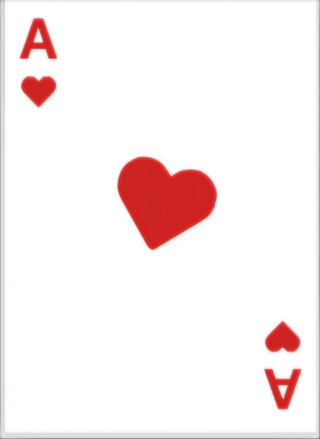 <p>Ace of Hearts</p>