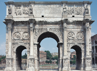 <p>The Arch of Constantine, c. 315 CE</p>