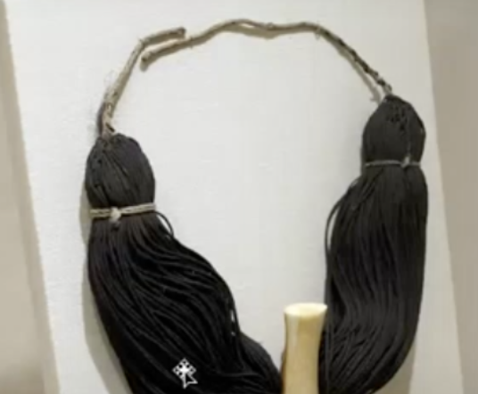 <p>Necklace made of human hair in hawaii</p>
