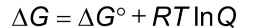 <p>If Q &lt; K, the equilibrium constant, then</p>