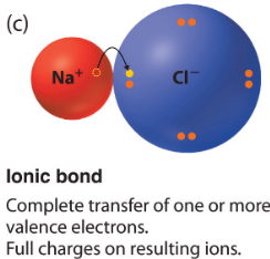 Bond where one atom's electronegativity is great enough to completly take an eltron from another atom. As a result, the atoms are bonded.