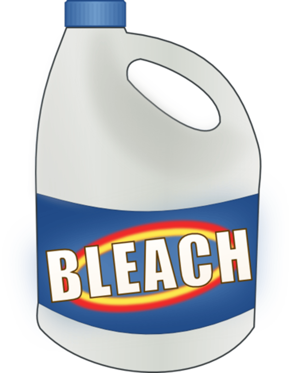 <p>Bleach</p><p>an effective disinfectant</p>