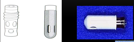 <p>What type of design is this endosseous implant?</p>