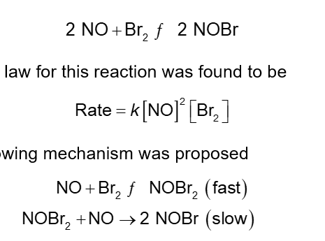 <p>A Mechanism with a Fast Initial Step (Chapter 14)</p>