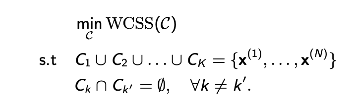 <p>optimisation problem</p>
