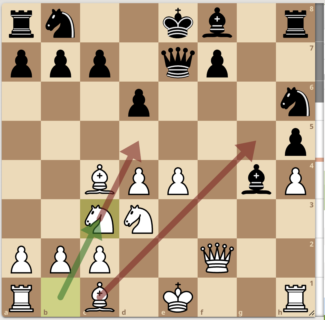 <p>Nc3</p>