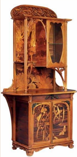 <p>A cabinet by Emille Galle (1900). </p>