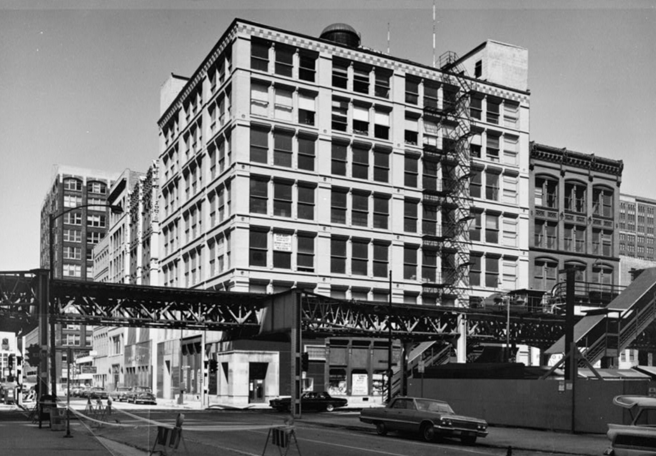<p>First Leiter Building</p><p>Jenney</p><p>Chicago</p><p>1880s</p>
