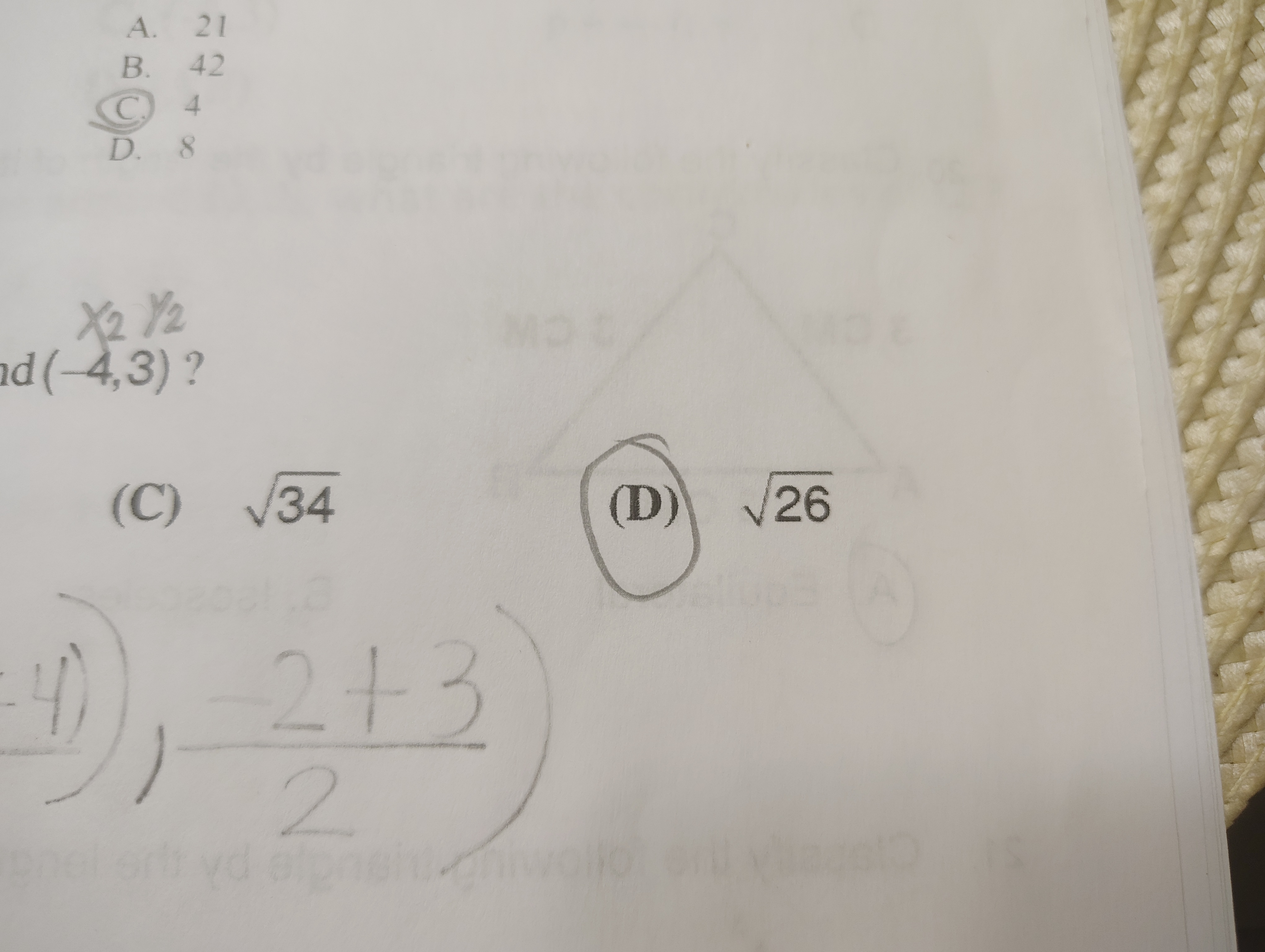 <p>√26</p>
