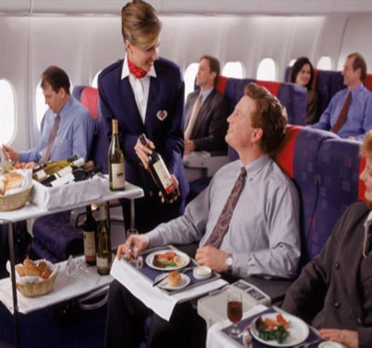 <p>a person whose job is to take care of passengers on a ship, an aircraft or a train and who brings them meals.<br>Ex: Ingenious moai builders is really a careful steward of the land, rather than by reckless destroyers.</p>
