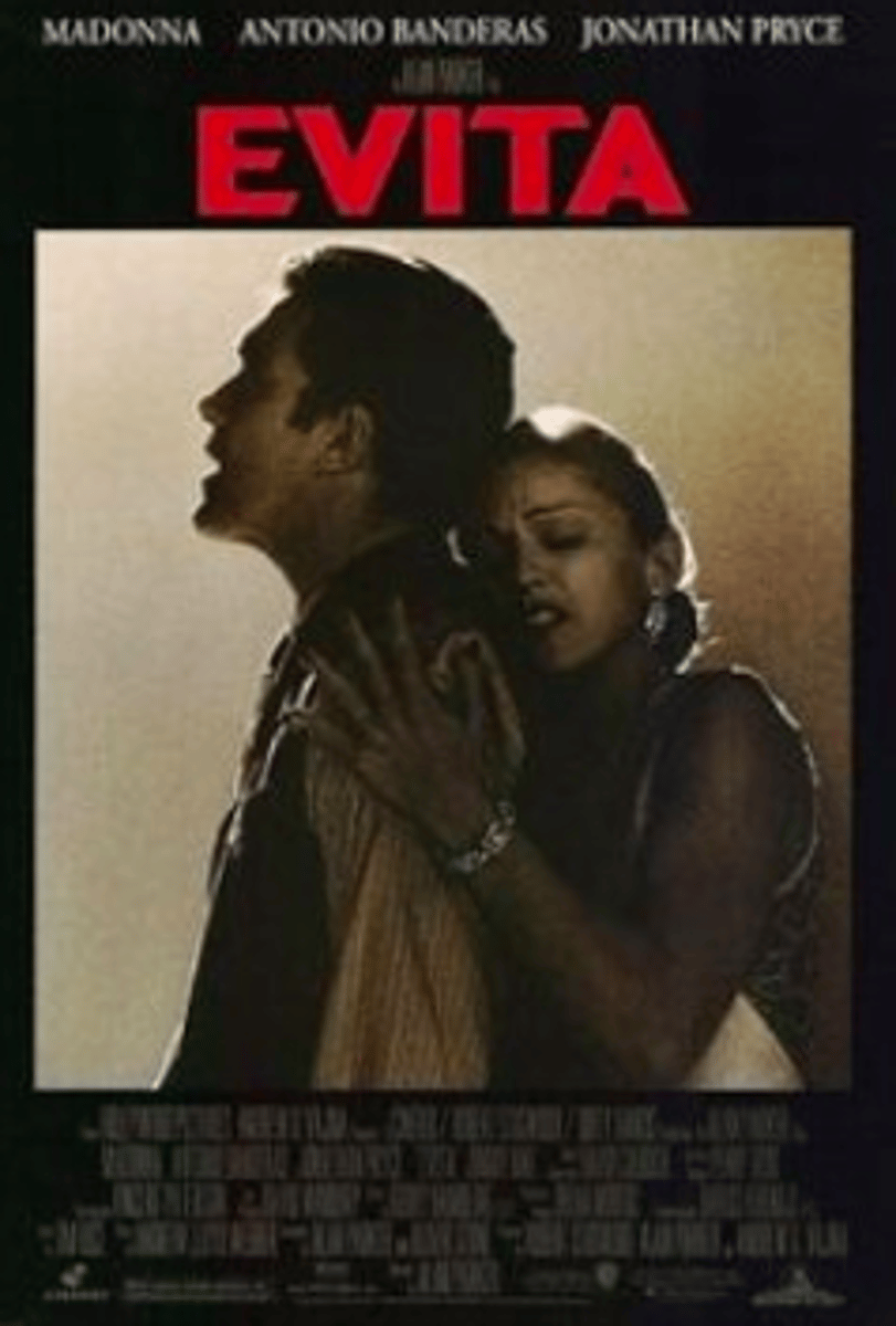 <p>Una película y musical de 1996. Madonna hace el papel de Evita. No era popular en Argentina.</p>